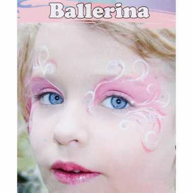 Ballerina schminken schminkset carnavalskleding roosendaal