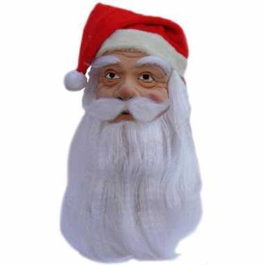 Latex kerstmannen masker carnavalskleding Roosendaal