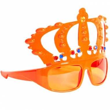 Oranje bril kroon carnavalskleding Roosendaal