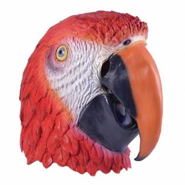 Papegaaien masker volwassenen carnavalskleding Roosendaal