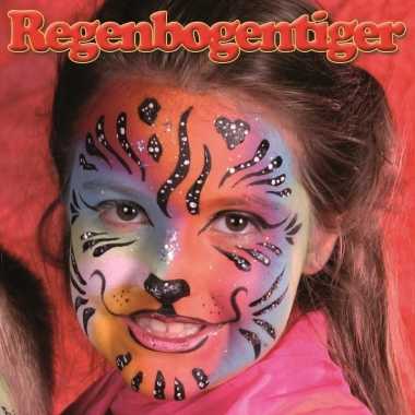 Regenboog tijger schminken schminkset carnavalskleding roosendaal