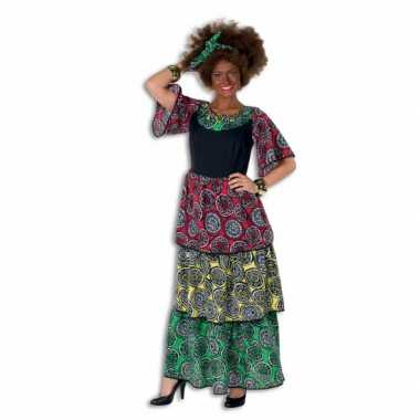 Surinaamse jurk grote maat carnavalskleding Roosendaal