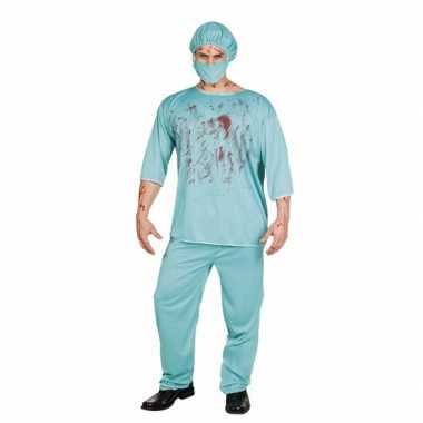 Halloween bloederige chirurg carnavalskleding heren roosendaal