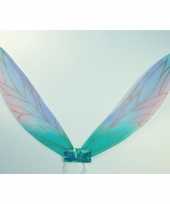 Carnavalskleding blauwe elfen vleugels kinderen roosendaal