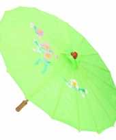 Carnavalskleding chinese paraplu groen roosendaal