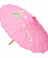 Carnavalskleding chinese paraplu roze roosendaal