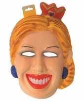 Carnavalskleding foam masker maxima xxl roosendaal