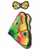 Carnavalskleding gekleurde vlinder verkleedset meisjes roosendaal