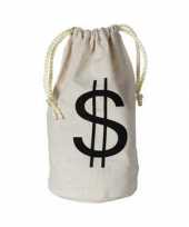 Carnavalskleding geldzak dollar teken roosendaal