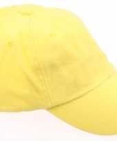 Carnavalskleding gele baseballcap roosendaal