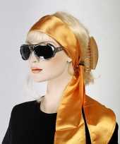 Carnavalskleding gouden hoofd sjaal roosendaal