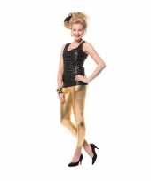 Carnavalskleding gouden legging lengte luxe roosendaal