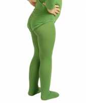 Carnavalskleding groene kinder panty roosendaal