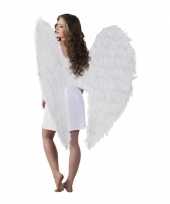Carnavalskleding grote engelen vleugels wit roosendaal