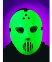 Carnavalskleding halloween hockey masker glow the dark roosendaal