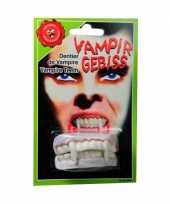 Carnavalskleding halloween vampier gebitje boven onder tanden roosendaal