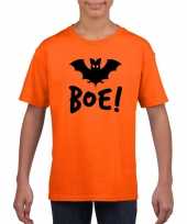 Carnavalskleding halloween vleermuis t-shirt oranje kinderen roosendaal