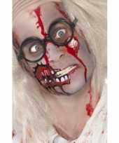 Carnavalskleding halloween zombie schmink set litteken roosendaal