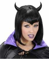 Carnavalskleding halloween zwarte duivel hoorns roosendaal