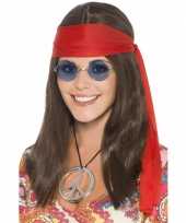 Carnavalskleding hippie dames verkleed kit deluxe roosendaal