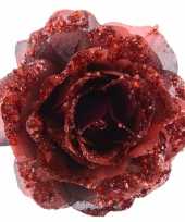 Carnavalskleding kerstboom decoratie roos rood roosendaal