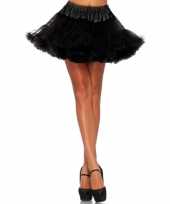 Carnavalskleding korte zwarte petticoat dames roosendaal
