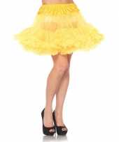 Carnavalskleding leg avenue petticoat geel roosendaal