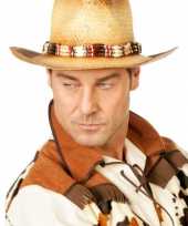 Carnavalskleding luxe cowboy hoed kralen roosendaal