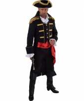 Carnavalskleding luxe piraten jas zwart heren roosendaal