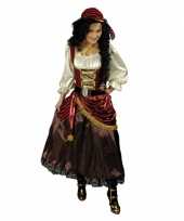 Carnavalskleding luxe piraten jurk bandana roosendaal