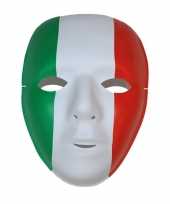 Carnavalskleding masker rood groen wit roosendaal