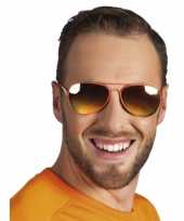 Carnavalskleding oranje bril spiegelglas roosendaal