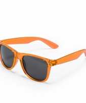 Carnavalskleding oranje verkleed accessoire zonnebril volwassenen roosendaal