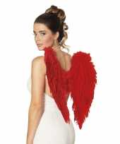 Carnavalskleding rode engelen duivel vleugels roosendaal