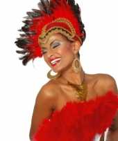 Carnavalskleding rode hoofdtooi dames roosendaal