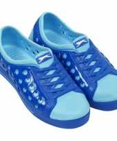 Carnavalskleding slazenger waterschoenen dames kobalt lichtblauw roosendaal