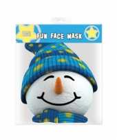 Carnavalskleding sneeuwpop masker roosendaal