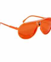 Carnavalskleding trendy bril oranje roosendaal