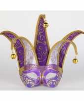 Carnavalskleding venetiaans masker paars lila roosendaal