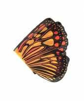 Carnavalskleding vlinder vleugels oranje kids roosendaal