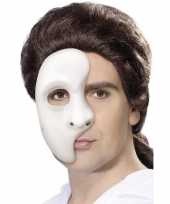 Carnavalskleding wit phantom of the opera masker heren roosendaal