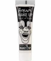 Carnavalskleding witte schmink make up waterbasis ml roosendaal 10155579