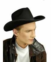Carnavalskleding zwarte cowboyhoed volwassenen roosendaal