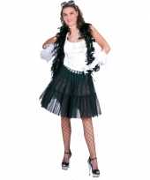 Carnavalskleding zwarte petticoat dames roosendaal