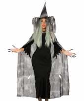 Halloween heksencape halloween carnavalskleding hoed dames roosendaal