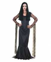 Halloween morticia dames carnavalskleding roosendaal