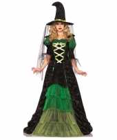 Heksen carnavalskleding groen zwart roosendaal
